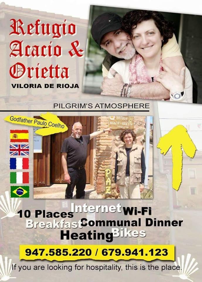 维洛利亚的里奥哈 Refugio Peregrinos Acacio & Orietta旅舍 外观 照片